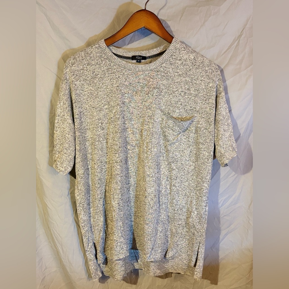 Rails Heathered Gray Women's Crew Neck Sweater